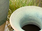 Blue Glaze Ceramic Pot