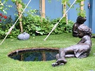 Bronze Garden Statues