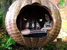 Swinging Garden Pumpkin Chair