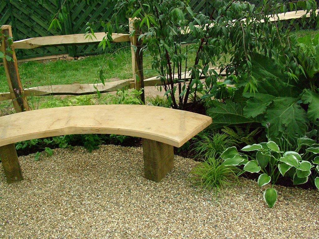 Stone Garden Seat EBay Henley Teak Curved Garden Bench 