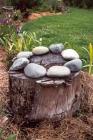 Tree Stump Rock Sculpture