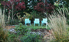 Three Blue Chairs