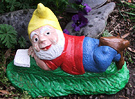 Garden Gnome Reading